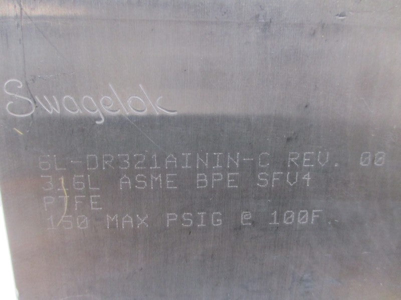 SWAGELOK 6LDR321AININ-C 150PSI REV.00 NSNP