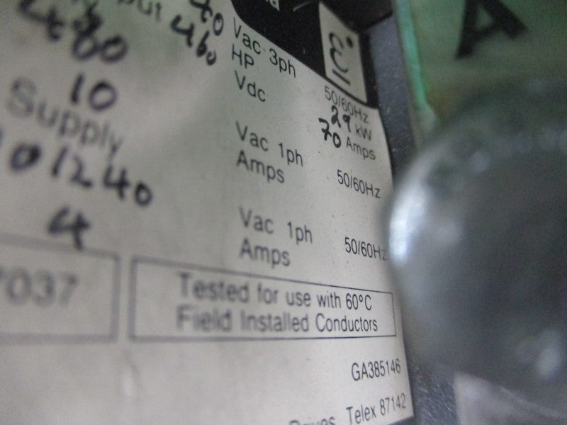 EUROTHERM 590/0700/5/13/2/0/0/0000/000/000000/0/00/00/00/00/000 F/W 3.2 380VAC 10A UNMP