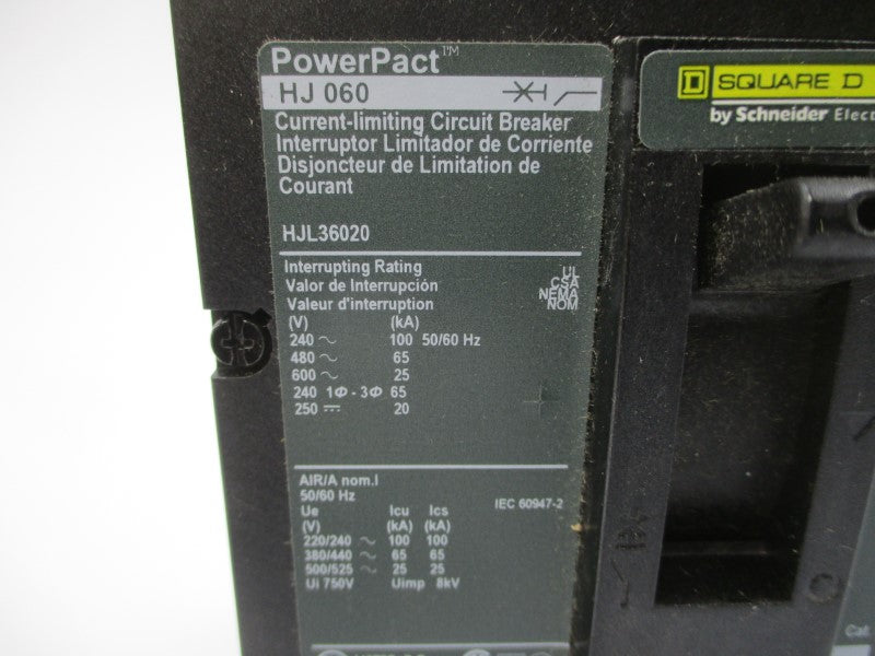 SQUARE D HJL36020 SER. 1 600V 20A NSMP