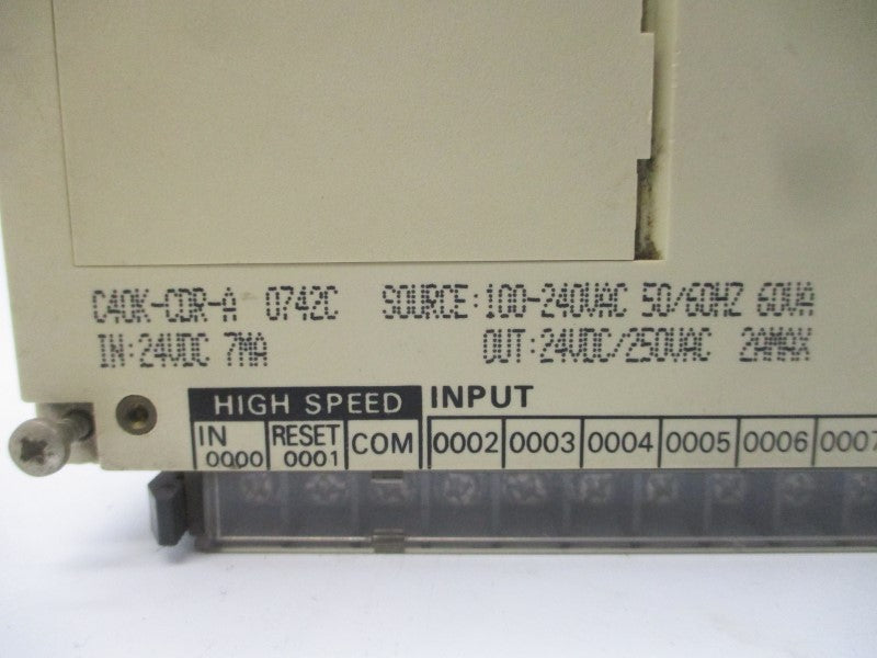 OMRON C40K-CDR-A 100-240VAC UNMP