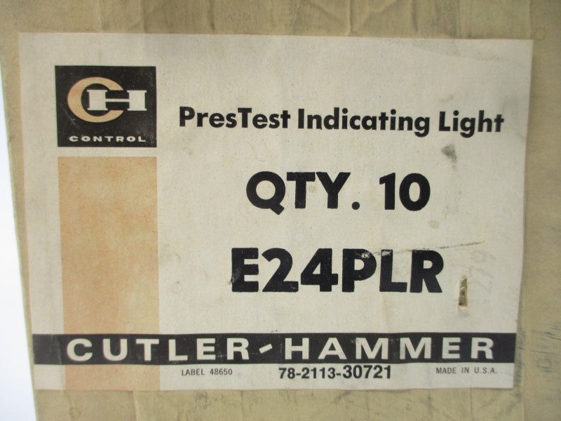 CUTLER HAMMER E24PLR 120V (PKG OF 10) NSMP