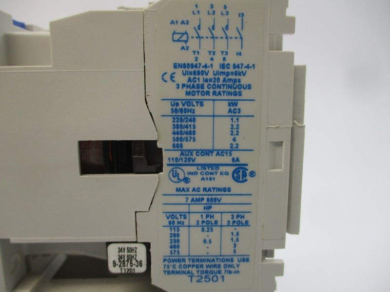 CUTLER HAMMER AE16ANS0TC SER. C1 24V 7A NSMP