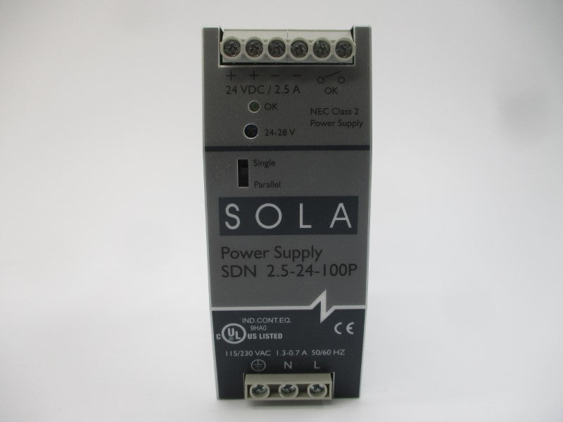 SOLA HEVI-DUTY SDN2.5-24-100P 24VDC 2.5A NSMP