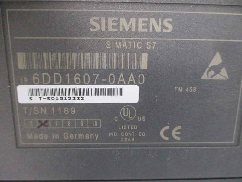 SIEMENS 6DD1607-0AA0 NSMP