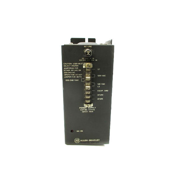 ALLEN BRADLEY 1771-P2 SER. A 120/220V 1/.5A F/W H UNMP