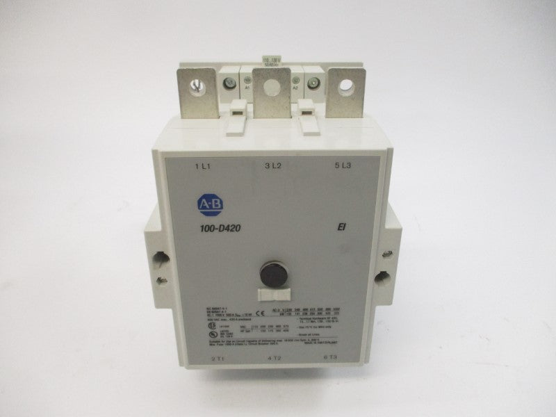 ALLEN BRADLEY 100-D420ED11 SER. B 110-130V 420A (BR/WH) NSMP