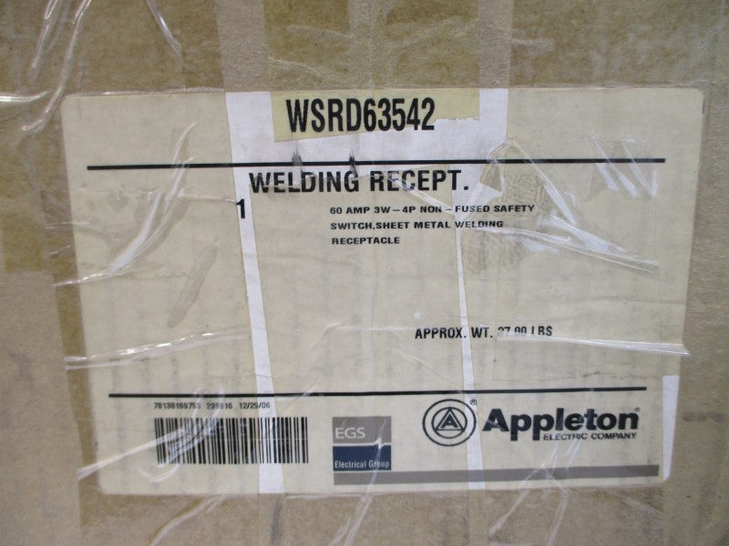 APPLETON WSRD63542 600VAC 60A NSMP