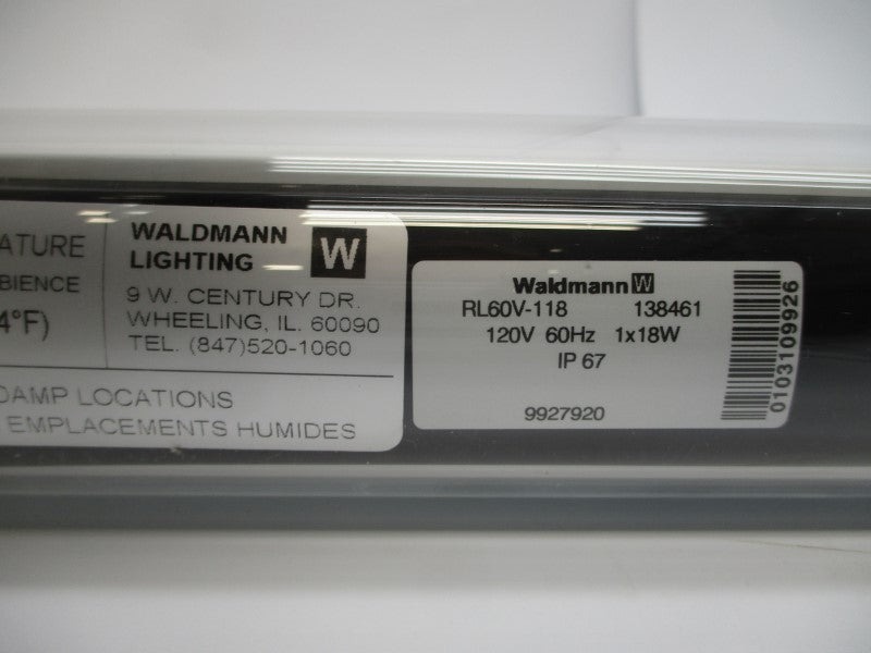 WALDMANN RL60V-118 138-461-000 120V NSMP
