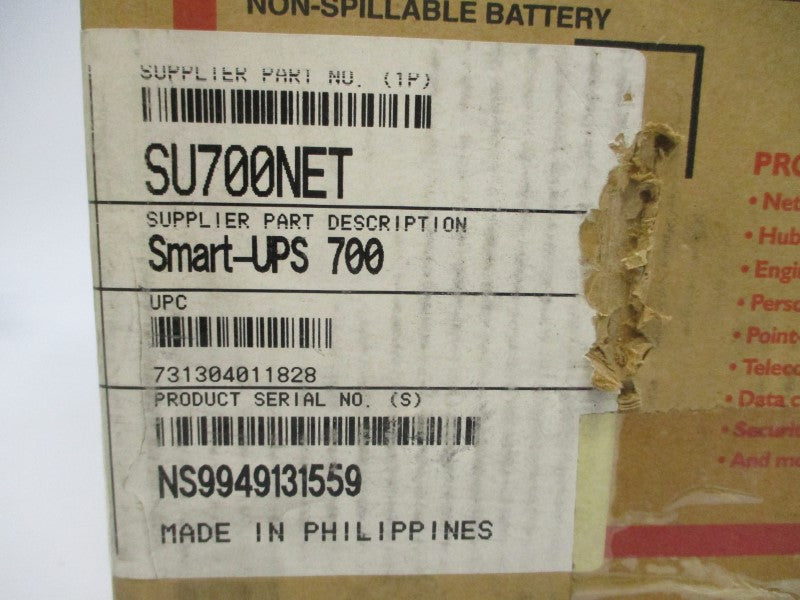 APC SU700NET 120V 7A NSMP