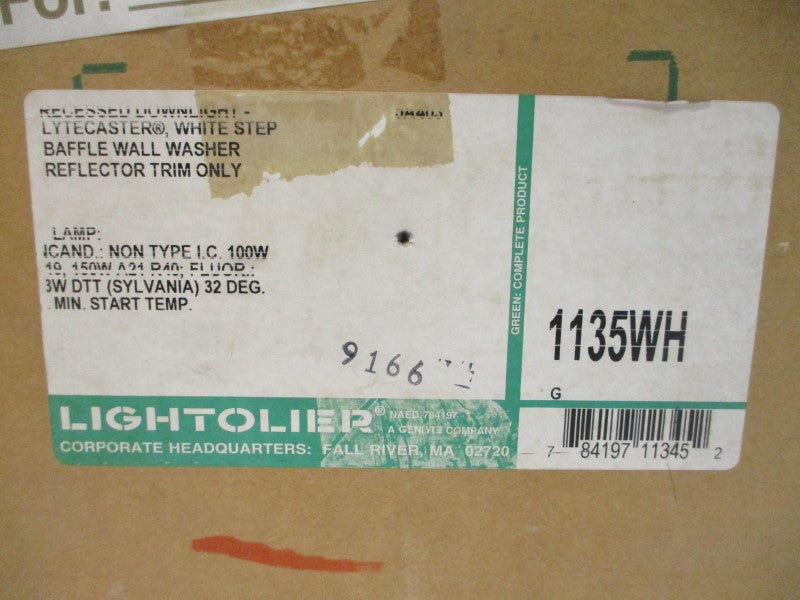 LIGHTOLIER 1135WH NSMP