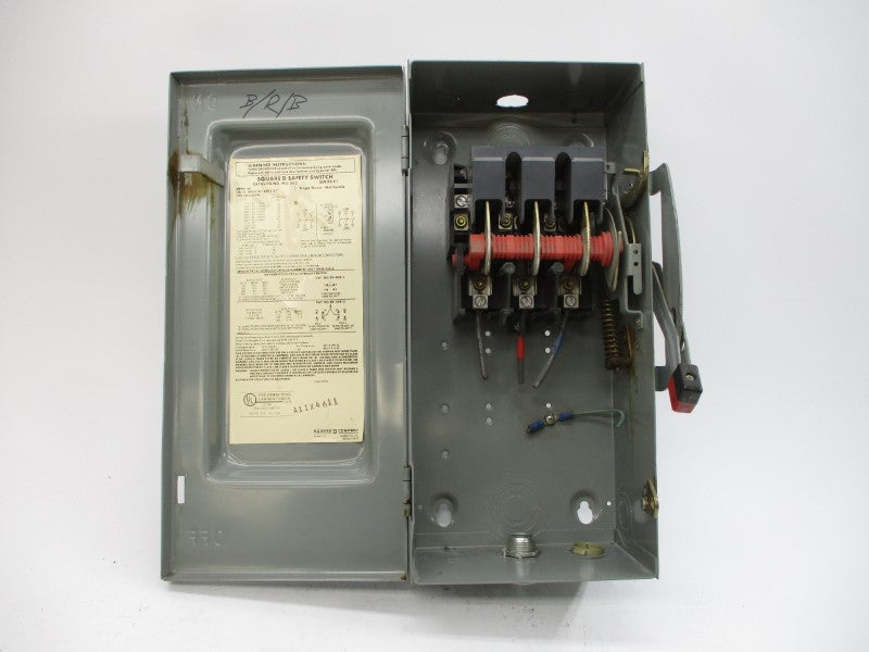 SQUARE D HU-362 SER. E1 600VAC 60A UNMP
