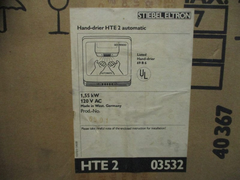 STIEBEL ELTRON HTE2 03532 120VAC 13A NSMP