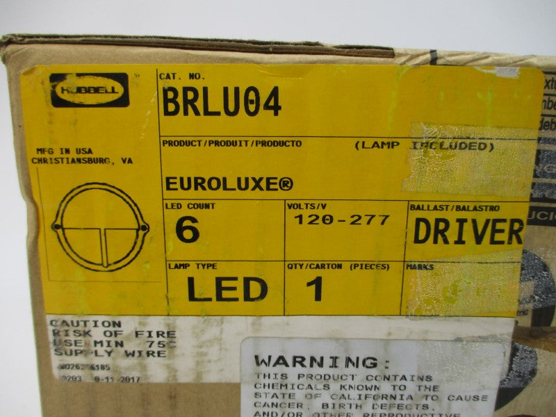HUBBELL BRLU04 120-277V NSFS