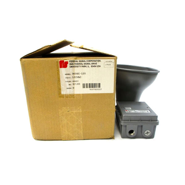 FEDERAL SIGNAL 300GC-120 SER. D 120VAC 0.25A NSMP