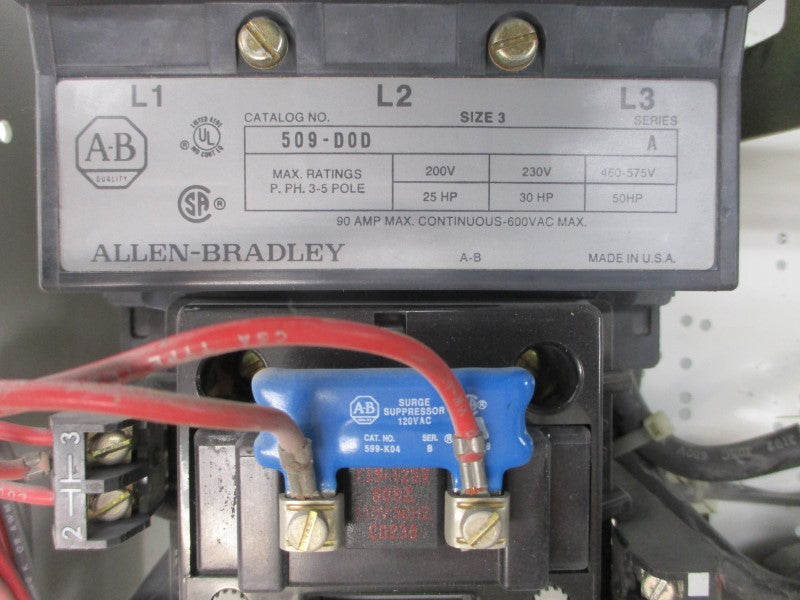 ALLEN BRADLEY 2113B-DDB-3-4A-6P-17-46CA SER. N 480V UNMP