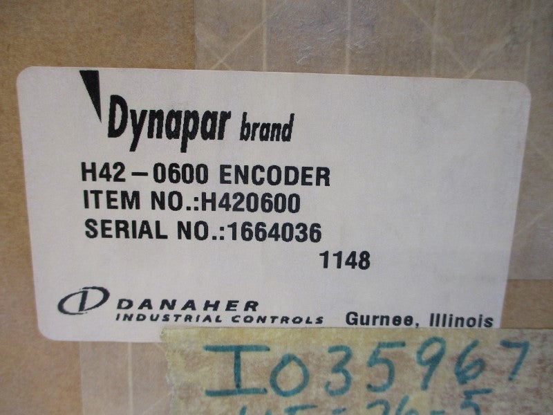 DYNAPAR H42-0600 H420600 NSMP