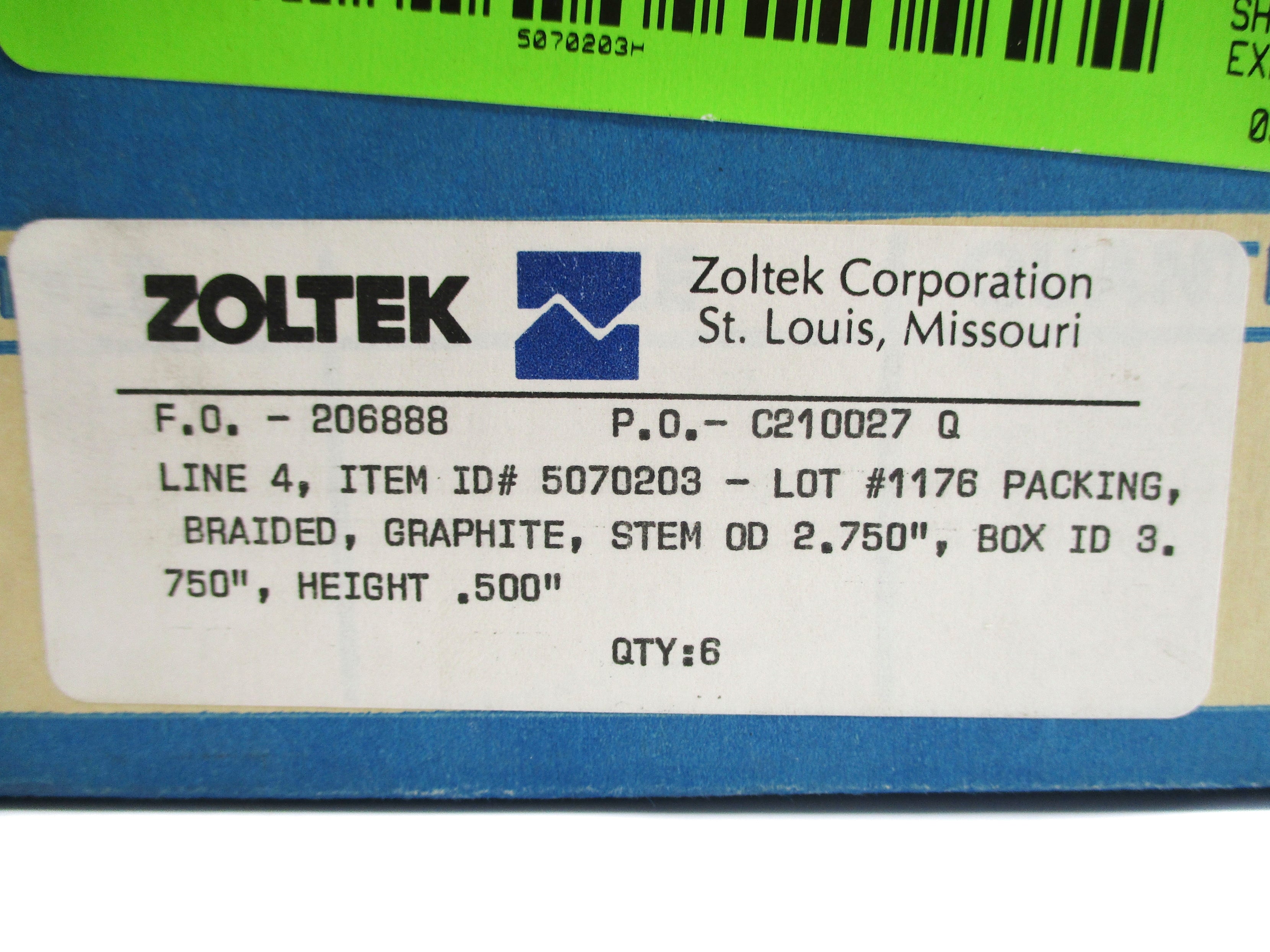 ZOLTEK 206888 (PKG OF 6) NSMP
