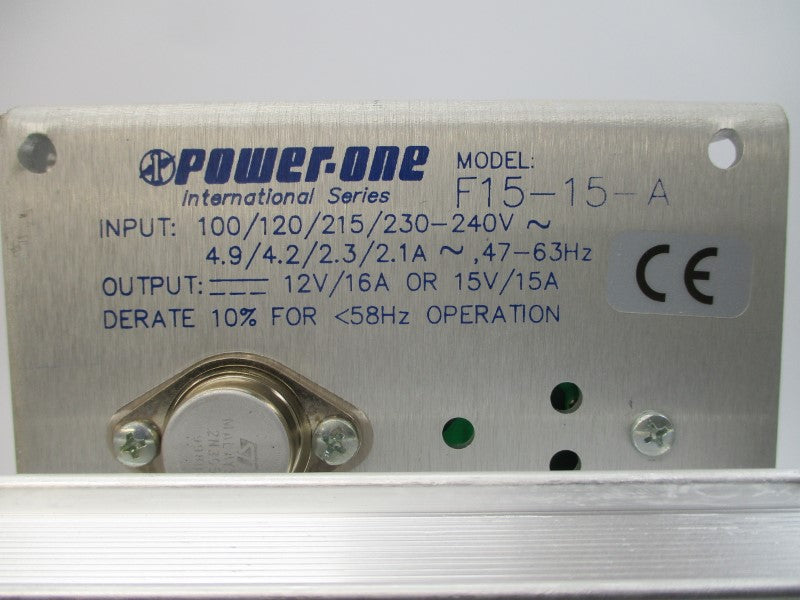 POWER-ONE F15-15-A 230-240V 4.9A NSMP