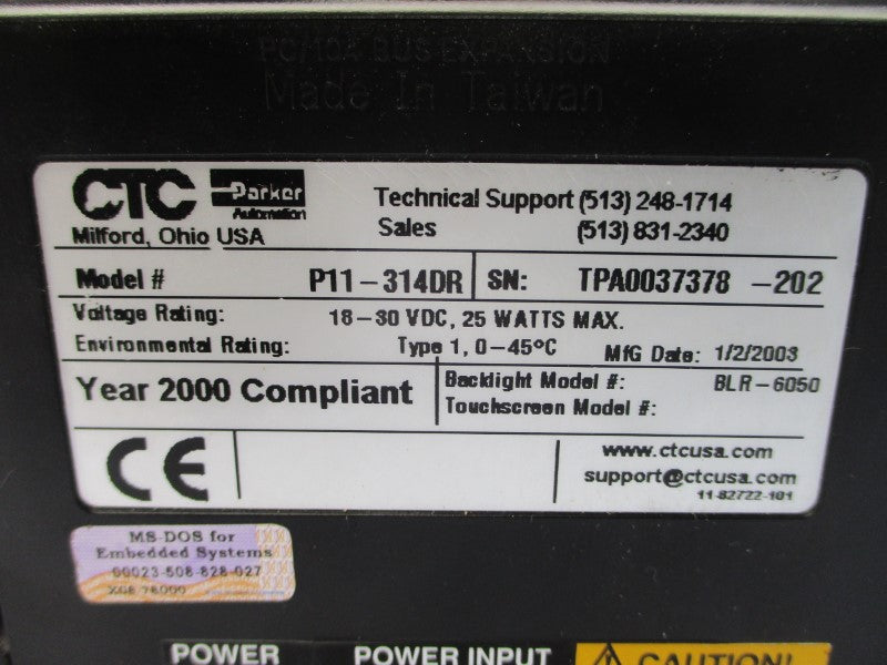 PARKER P11-314DR 18-30VDC NSMP
