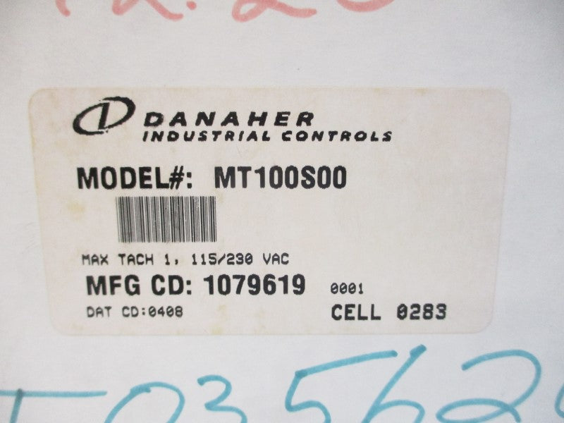 DYNAPAR MT100S00 MAX TACH 1 115/230VAC NSMP