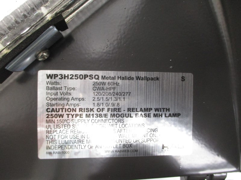 RAB WP3H250PSQ 277V 2.5A NSMP