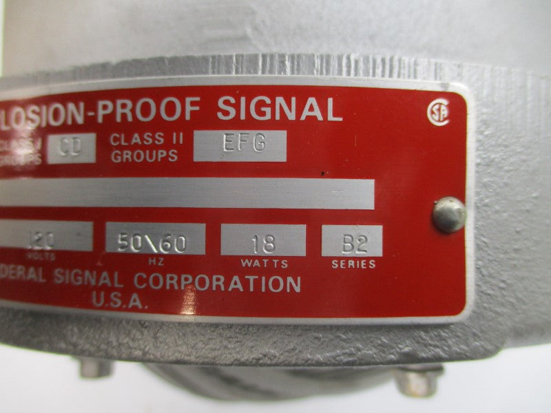 FEDERAL SIGNAL 31X*120-3 SER. B2 120V NSMP