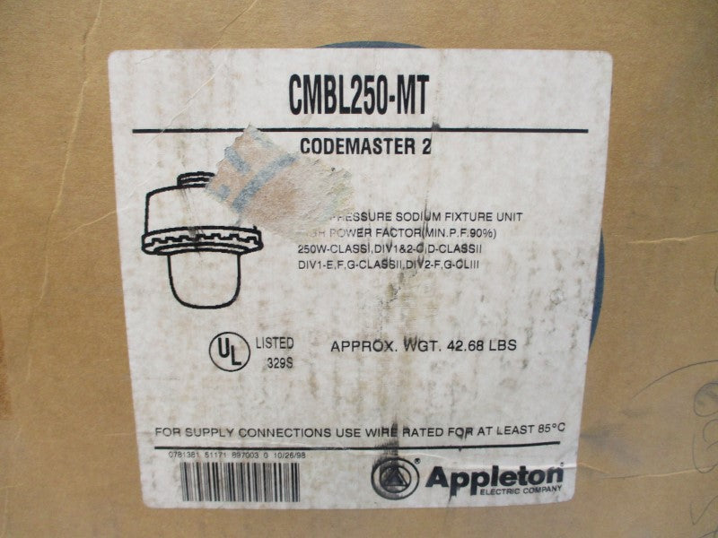 APPLETON CMBL250-MT 277V 2.75A NSMP