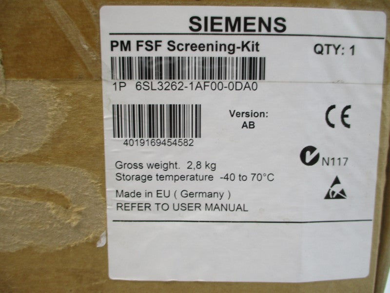 SIEMENS 6SL3262-1AF00-0DA0 NSMP