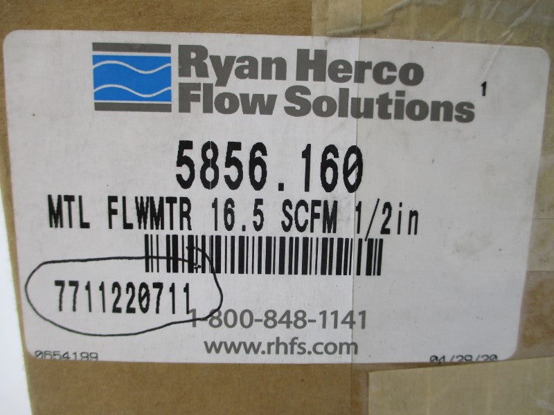 RYAN HERCO FLOW SOLUTIONS 5856.160 7711220711-CRN 150PSI 275'F NSMP