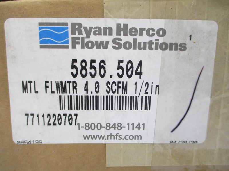 RYAN HERCO FLOW SOLUTIONS 5856.504 7711220707-CRN 1500PSI 275'F NSMP
