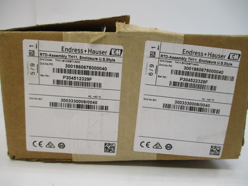 ENDRESS+HAUSER TH11-B1CABT1AKC (PKG OF 2) NSMP