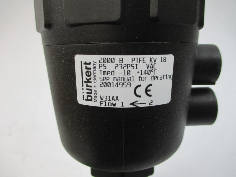 BURKERT 20014959 2000B 35-145PSI NSMP