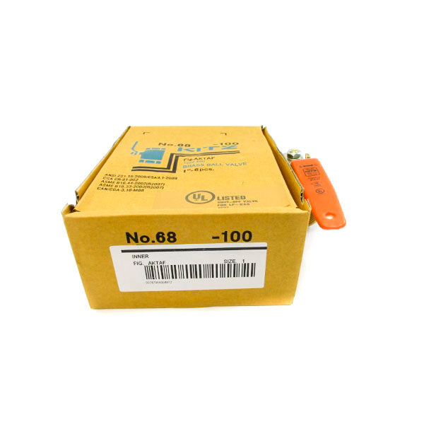 KITZ 68-100 AKTAF 1" (PKG OF 6) NSMP