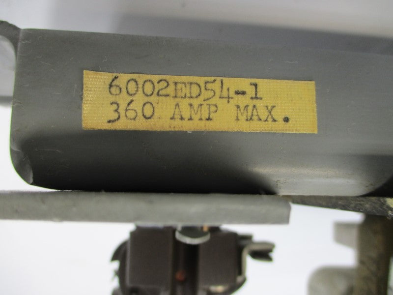 CUTLER HAMMER 6002ED54-1 360A UNMP