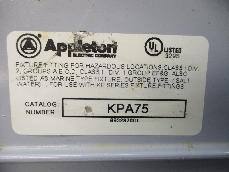 APPLETON KPA75 UNMP