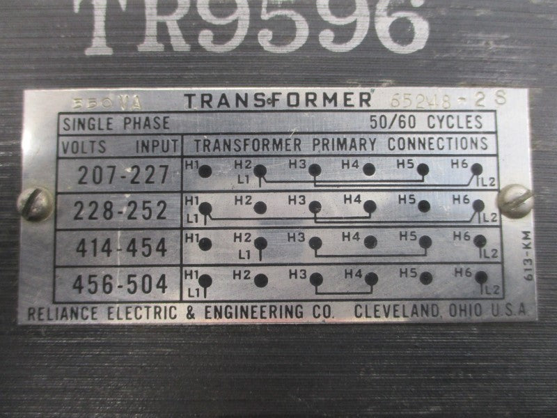 RELIANCE ELECTRIC 65248-2S 456-504V UNMP
