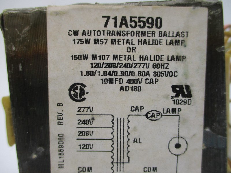 ADVANCE 71A5750-001D 480V 0.65A NSMP