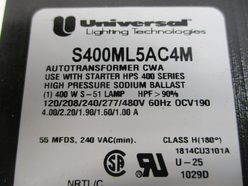UNIVERSAL S400ML5AC4M-500K 480VAC 4.00A NSMP