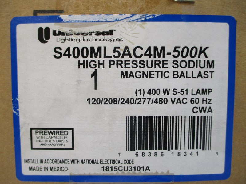 UNIVERSAL S400ML5AC4M-500K 480VAC 4.00A NSMP