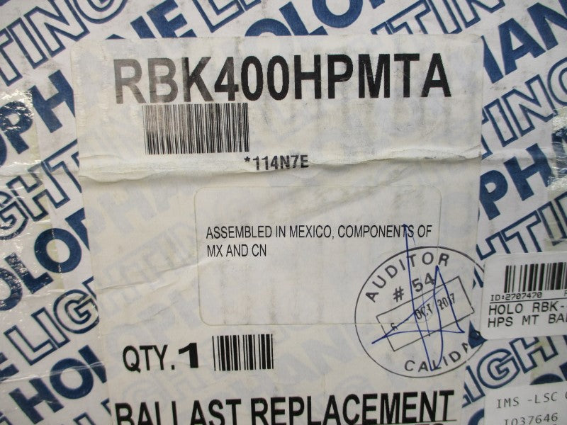HOLOPHANE RBK400HPMTA 277V 3.9A NSMP