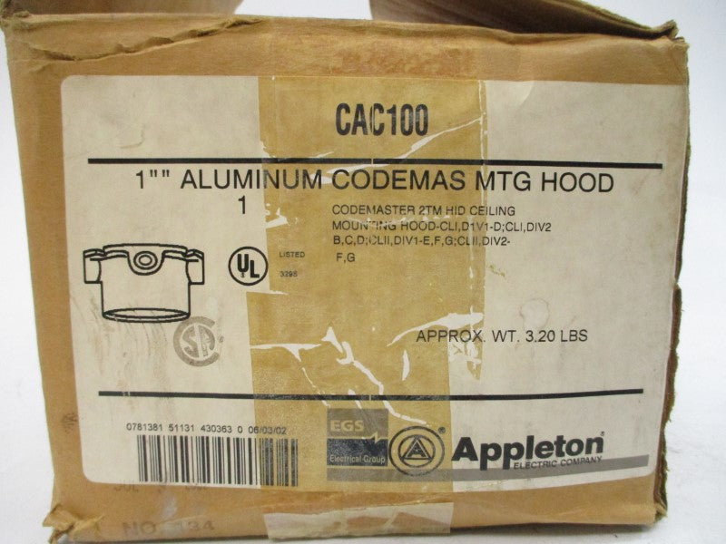 APPLETON CAC100 1" NSMP