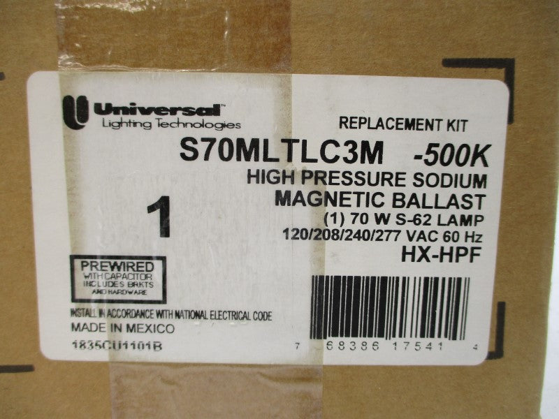 UNIVERSAL S70MLTLC3M-500K 277VAC 0.85A NSMP