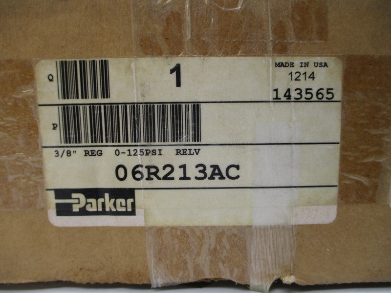 PARKER 06R213AC 0-125PSI 3/8" NSMP