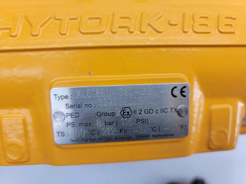 HYTORK XL0186U-S80-SCW-Y00 EIA-0186-S80-A00 116PSI NSMP
