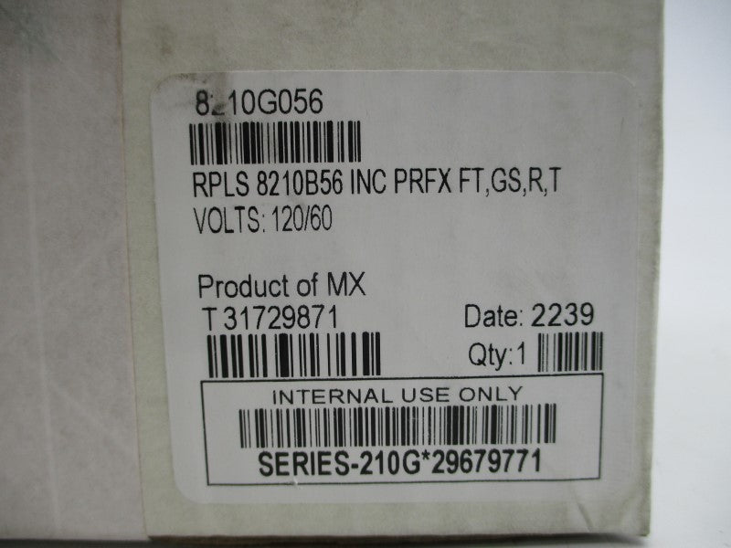 ASCO 8210G056 120V NSFS