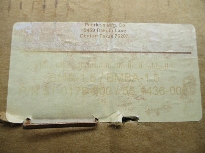 BURGESS-MANNING 51-0178-000/55-1436-000 BMA-1.5/BMBA-1.5 NSMP