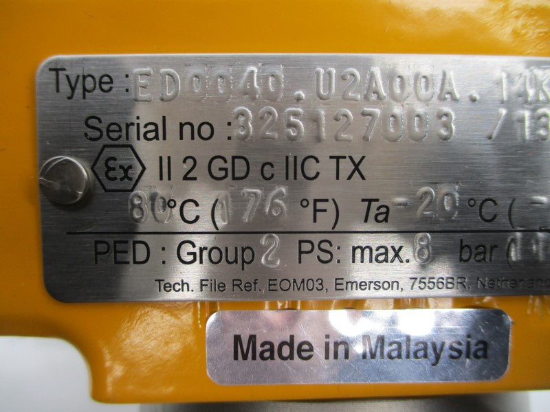 EL-O-MATIC ED0040.U2A00A.14K0 116PSI NSNP