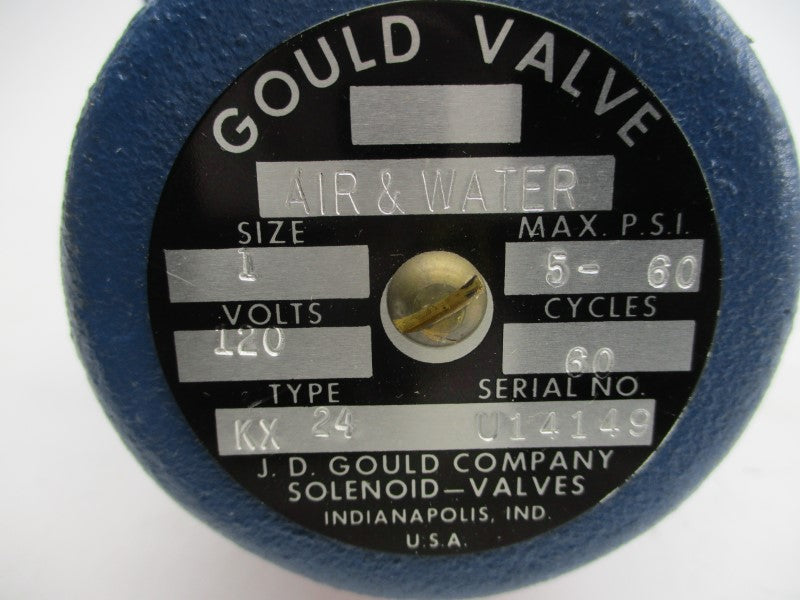 GOULD VALVE KX24 120V 5-60PSI 1" NSNP