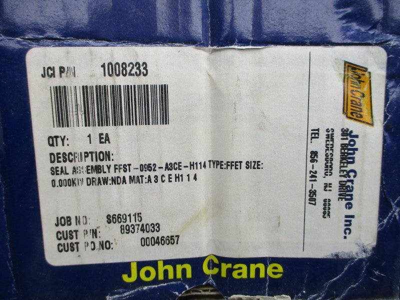 JOHN CRANE 1008233 FFST-0952-A3CE-H114 NSMP