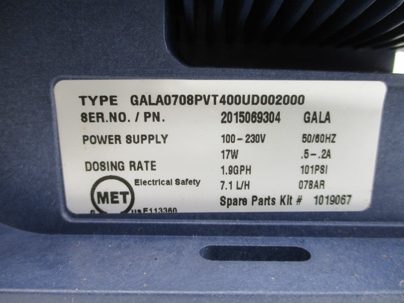 PROMINENT GALA0708PVT400UD002000 2015069304 100-230V .5-.2A 101PSI NSMP